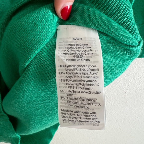 J.Crew Short Sleeve Knit Top in Kelly Green - Picture 6 of 6